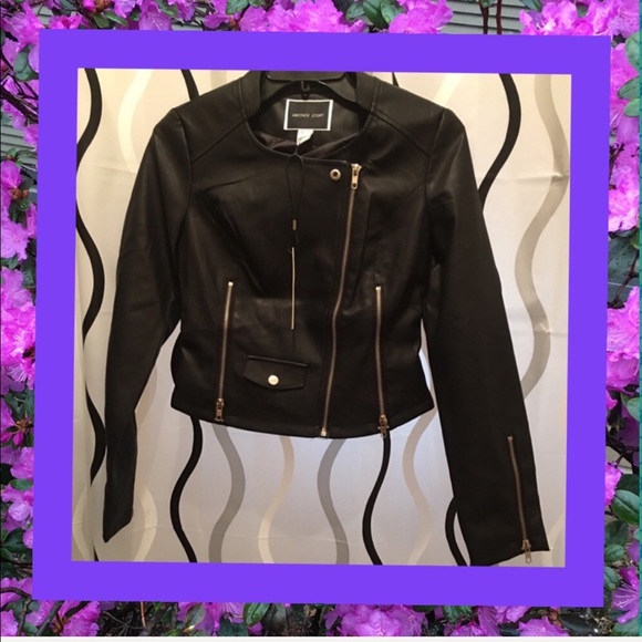 Faux Leather Jacket - Picture 2 of 6